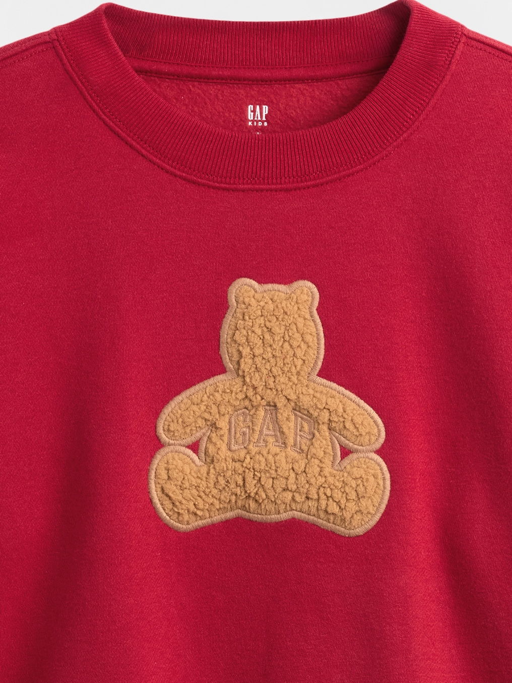 Kırmızı Brannan Bear Logo Sweatshirt