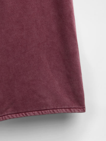 Bordo Vintagesoft Baggy Wide-leg Eşofman Altı