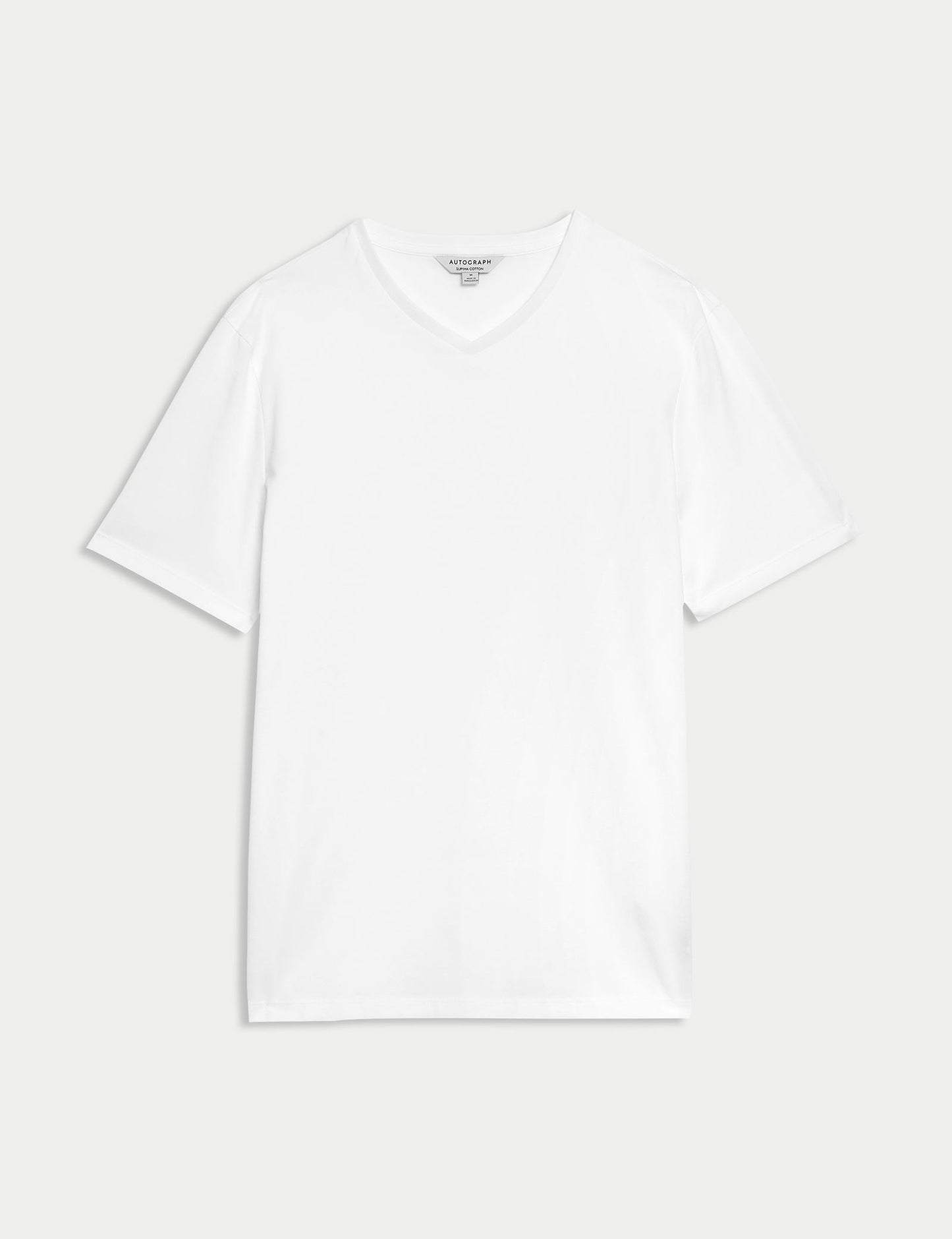 Yumuşak Dokulu V Yaka T-shirt