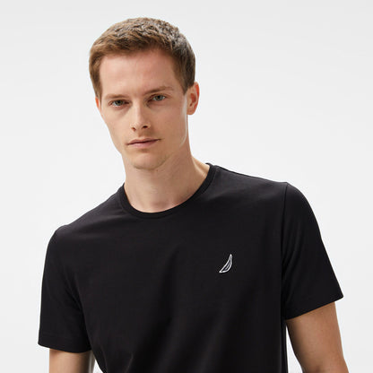 Nautica Erkek Siyah Regular Fit T-shirt