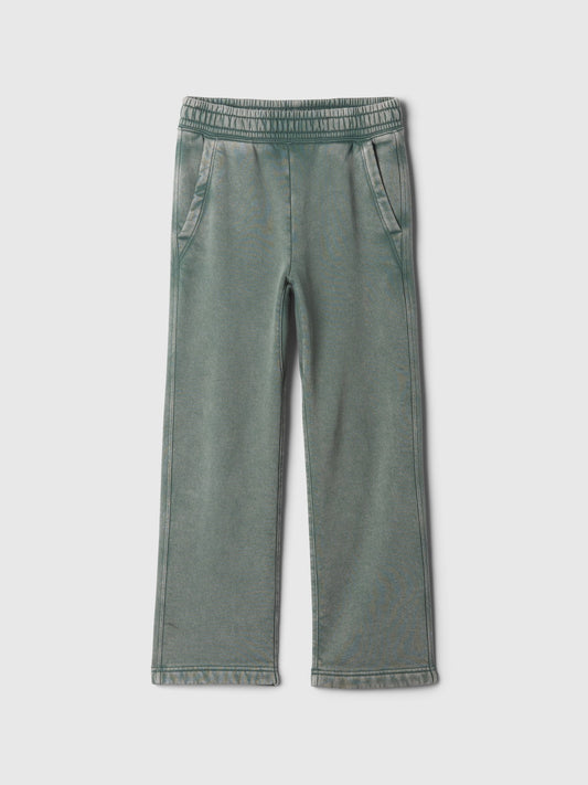 Yeşil Vintage Soft Relaxed Eşofman Altı