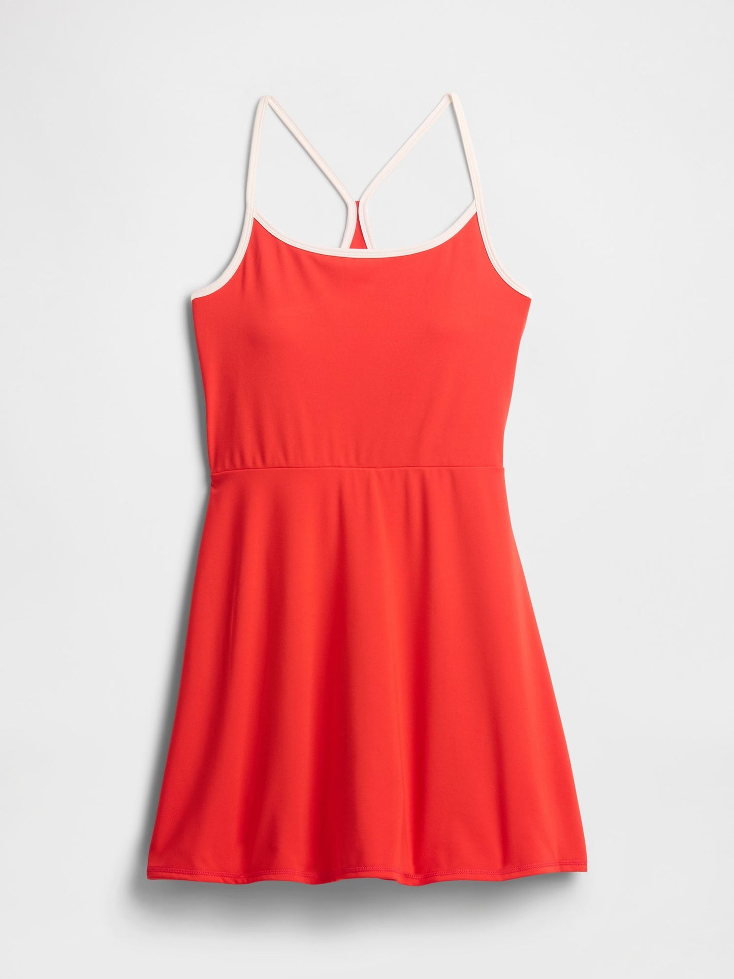 Kırmızı Racerback Mini Elbise