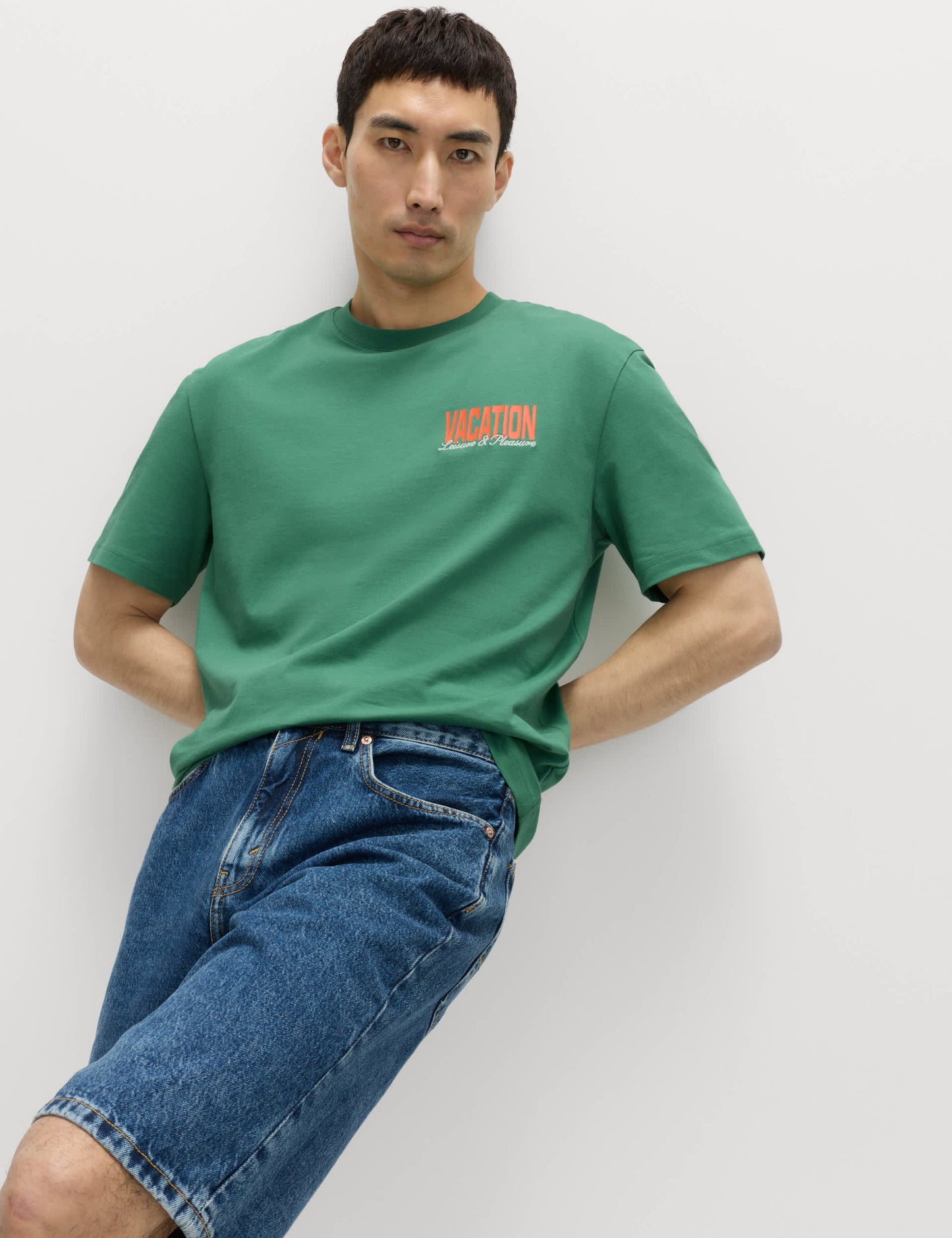 Desenli Pamuklu T-shirt