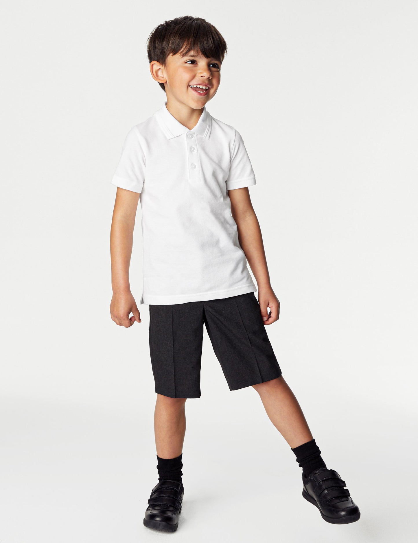Saf Pamuklu 2'li Polo Yaka T-shirt (2-16 Yaş)