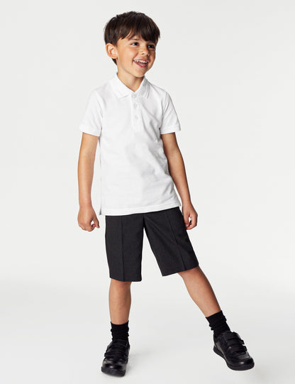 Saf Pamuklu 2'li Polo Yaka T-shirt (2-16 Yaş)