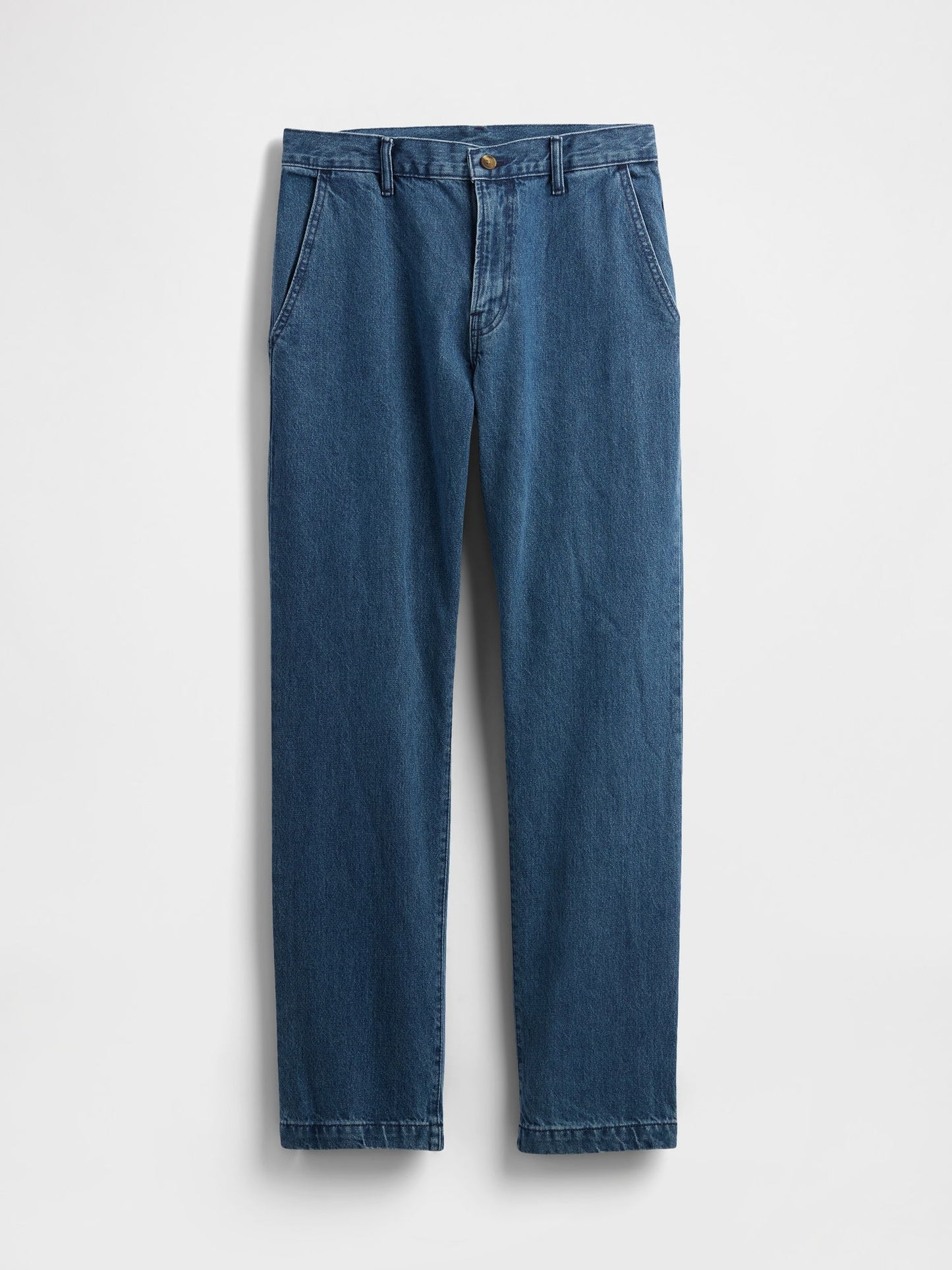 Koyu Mavi Relaxed Straight Pantolon Jean