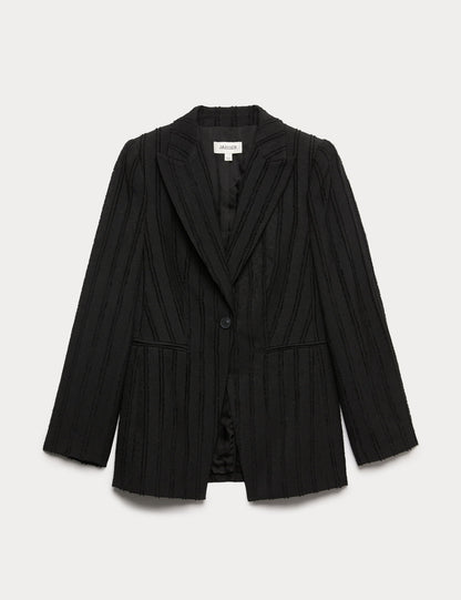 Dokulu Blazer Ceket