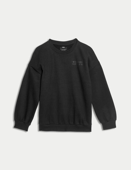 Pamuk Karışımlı Sweatshirt (6–16 Yaş)