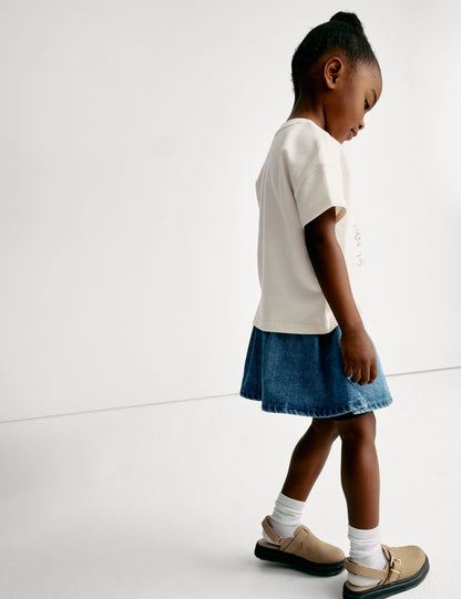 Saf Pamuklu Miffy:trade_mark: Tişörtü (1–8 Yaş)