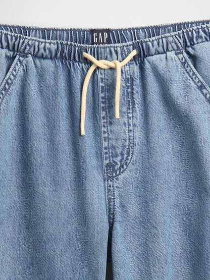 Denim Mavi Kids Ultrasoft Kolay Baggy Jean Pantolon