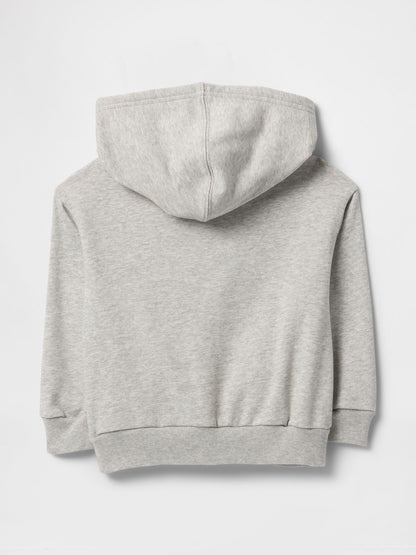 Gri Gap Logo Relaxed Havlu Kumaş Sweatshirt