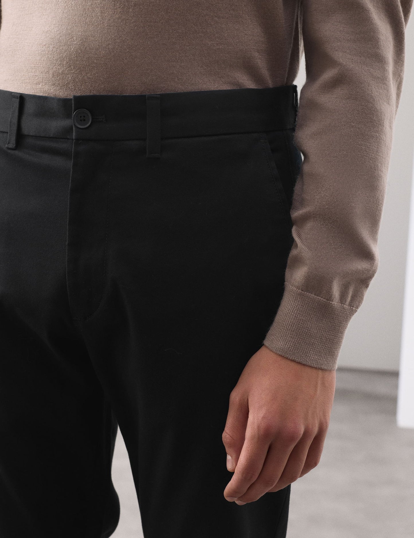 Pamuk Karışımlı Slim Fit Pantolon