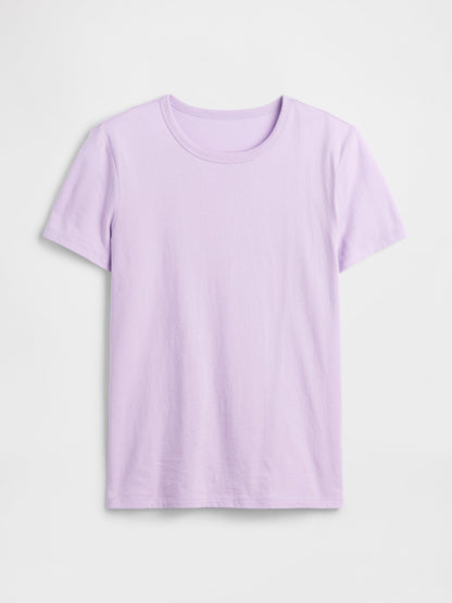 Açık Kırmızı Favorite Bisiklet Yaka T-shirt