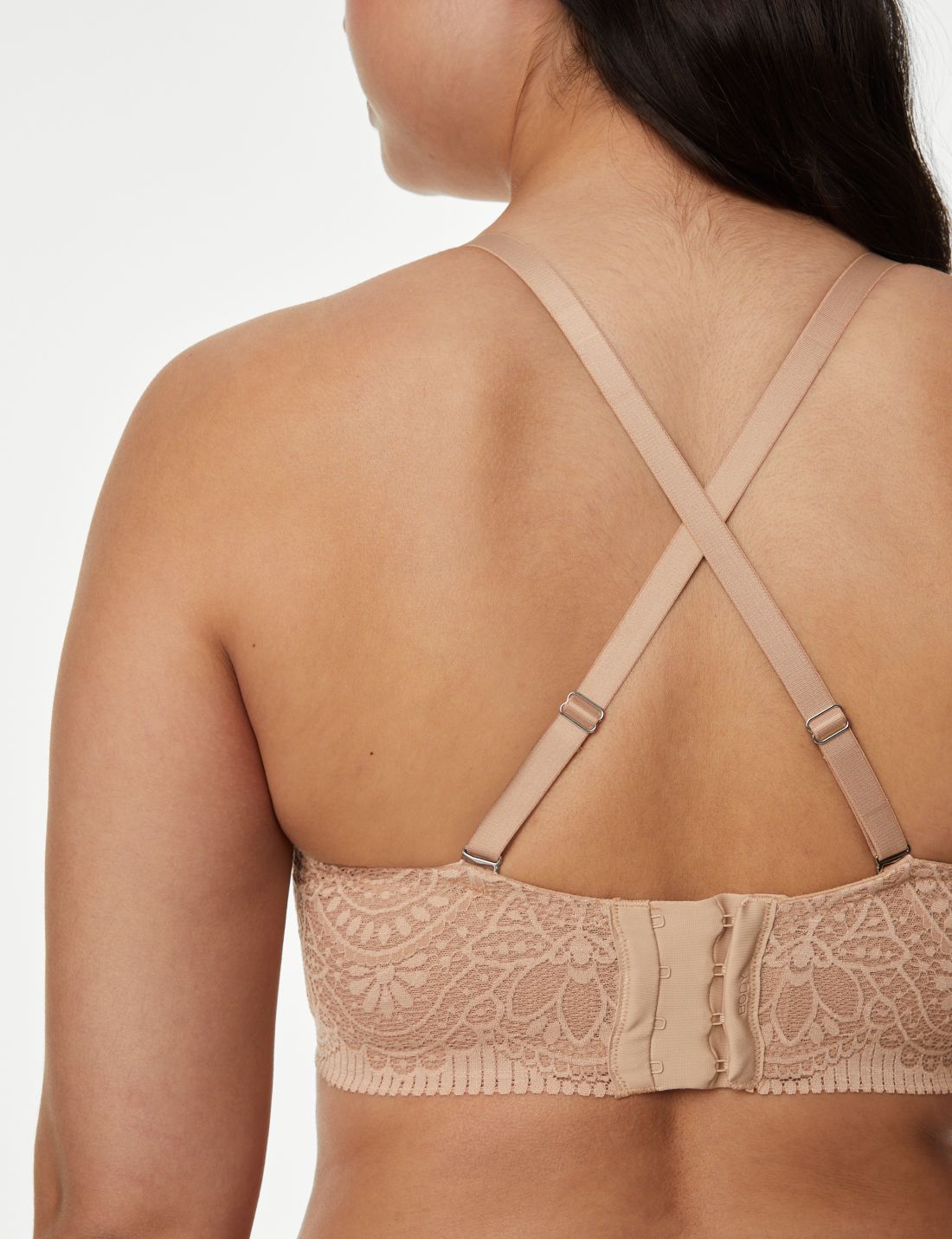 Body Soft:trade_mark: Dantel Detaylı Straplez Sütyen
