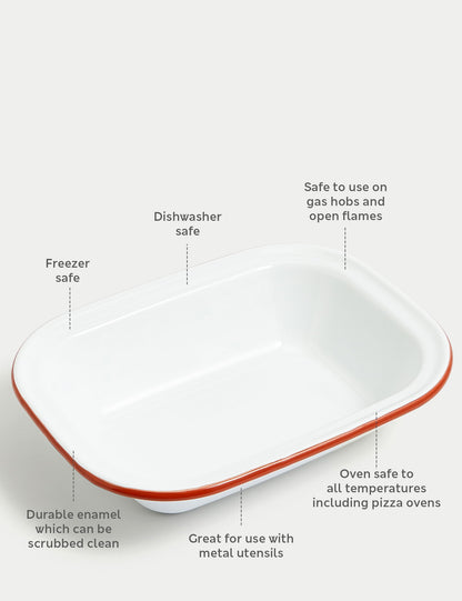 Emaye 28 Cm Turta Kabı