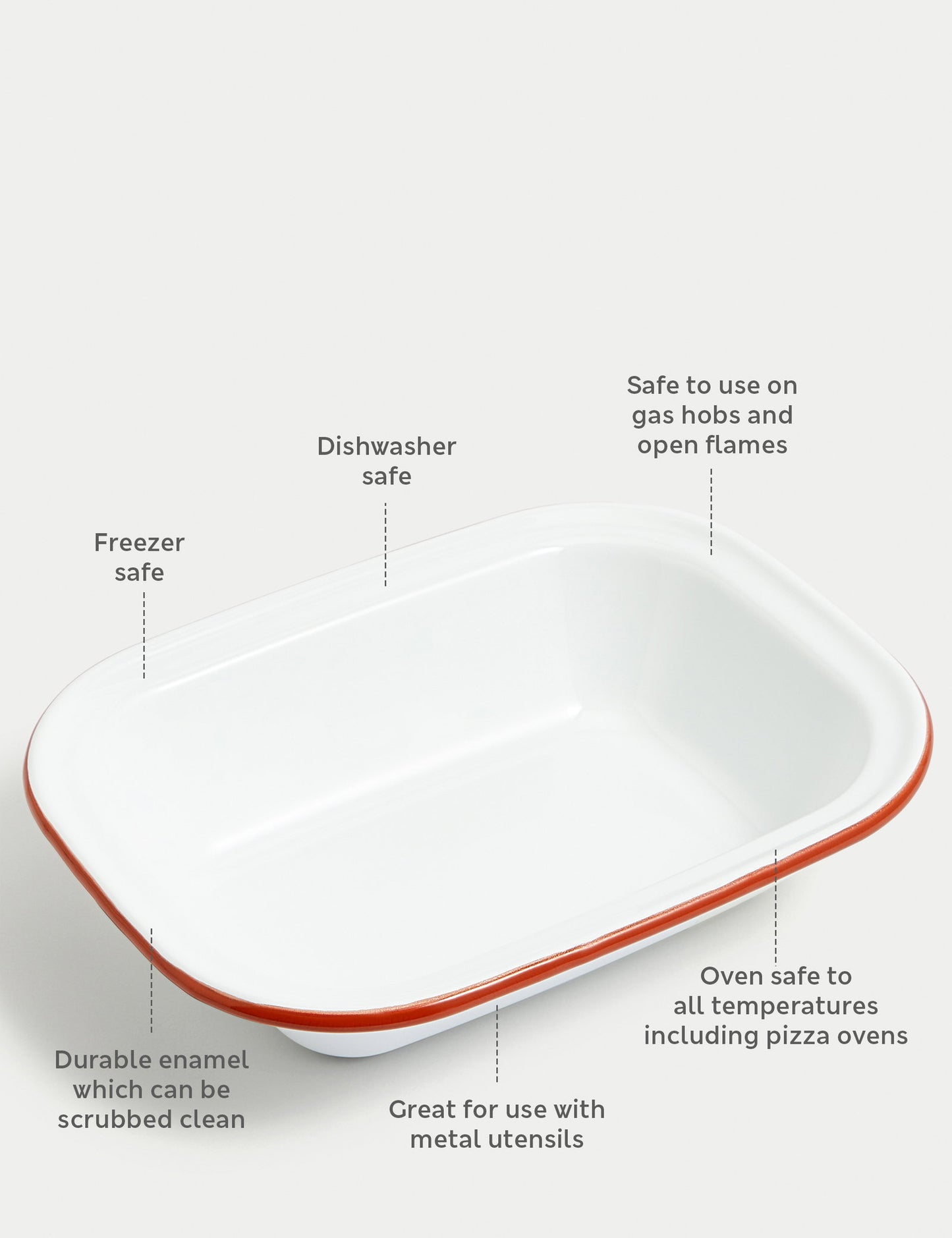 Emaye 28 Cm Turta Kabı