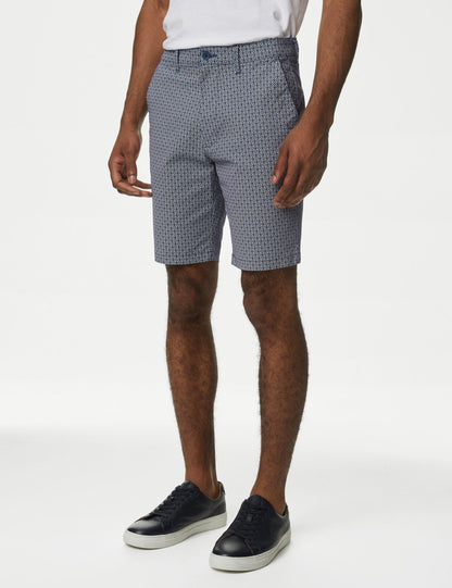 Regular Fit Desenli Şort