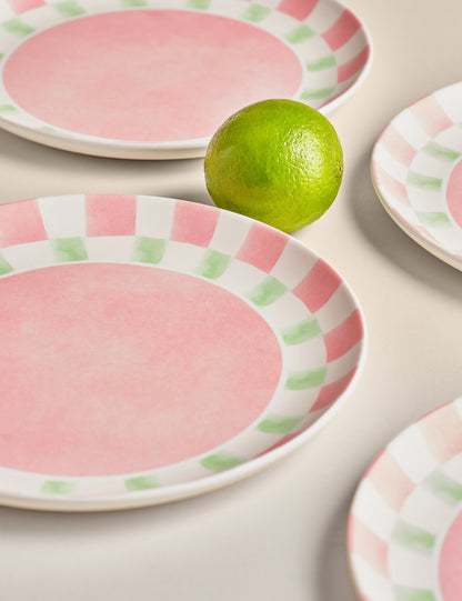 4’lü Summer Brights Piknik Servis Tabağı Seti