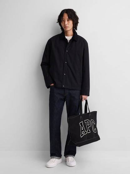 Siyah Gap × A.p.c. Kanvas Ceket