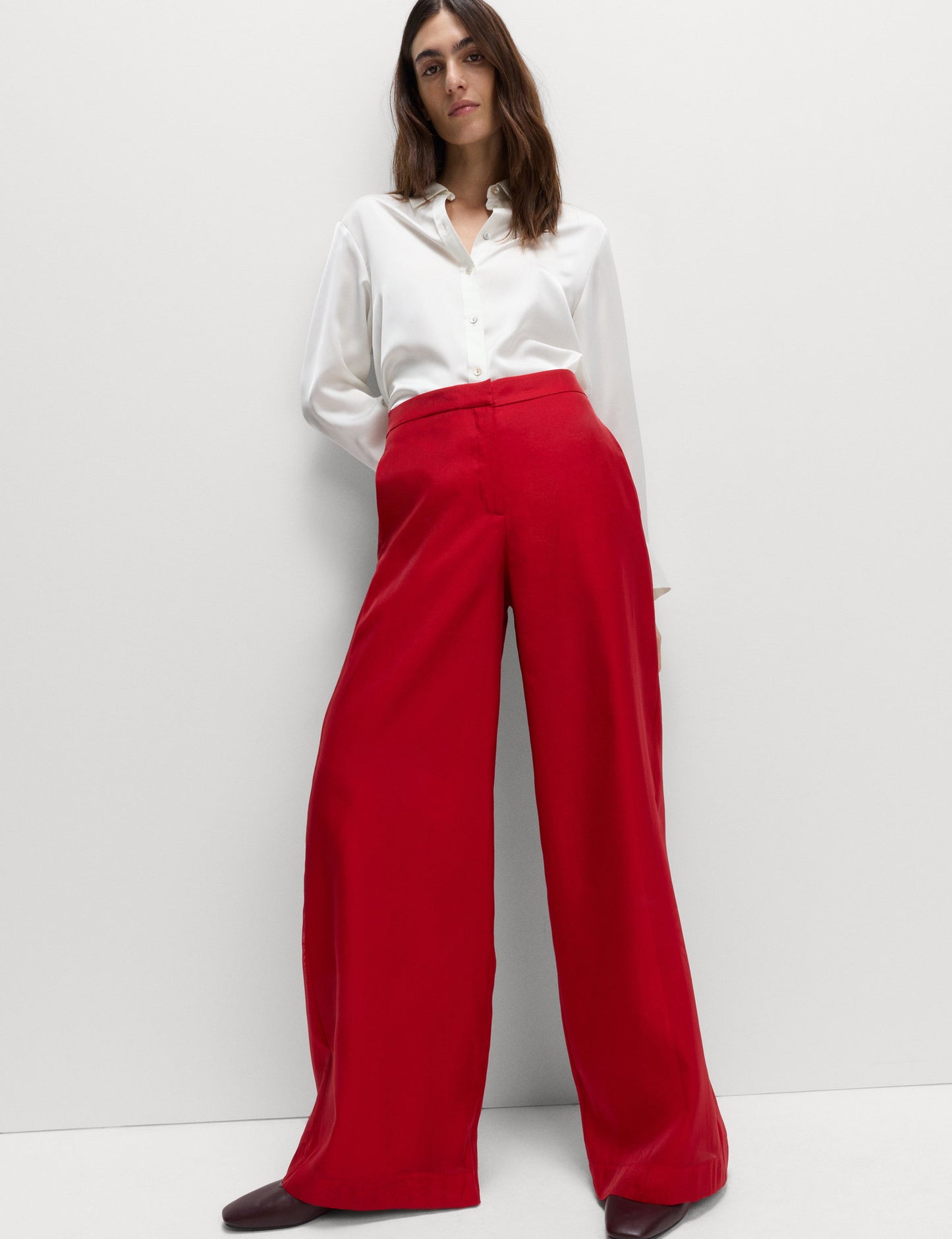 Organza Geniş Paça Pantolon