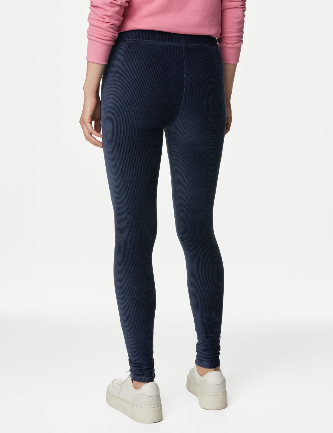 Yüksek Bel Kadife Legging Tayt