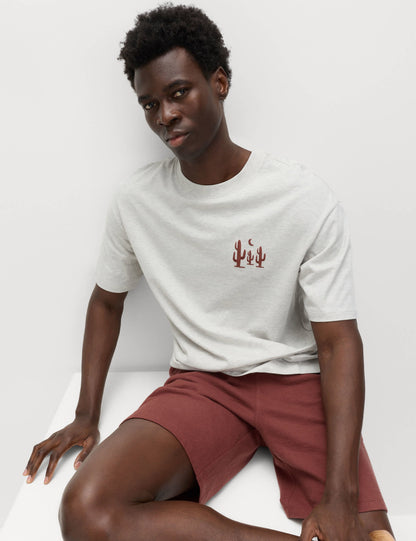 Desenli Pijama Takımı