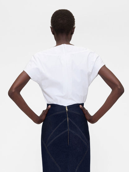 Beyaz Gapstudio Poplin Bodysuit