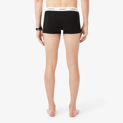 Lacoste Erkek 3'lü Siyah Boxer