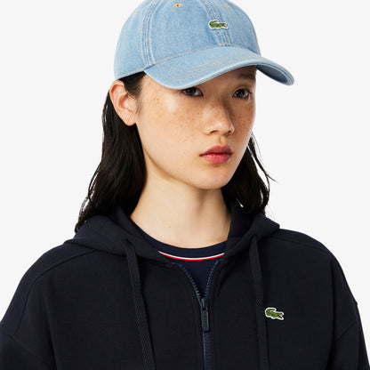 Lacoste Kadın Regular Fit Fermuarlı Lacivert Sweatshirt