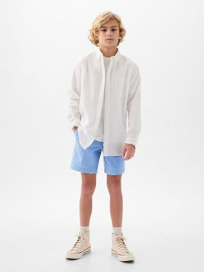 Mavi Twill Easy Şort