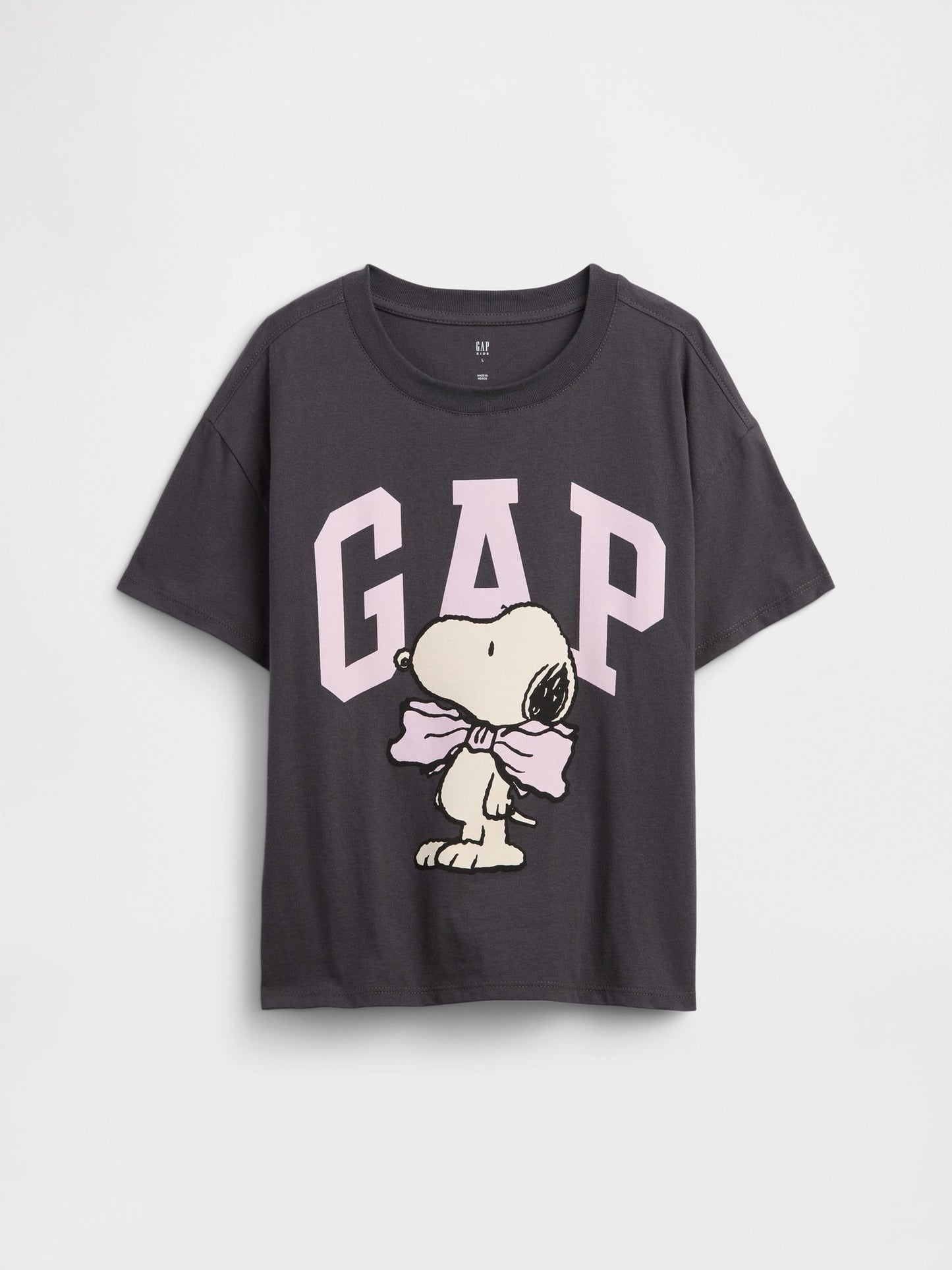 Gri Oversized Grafik Baskılı T-shirt