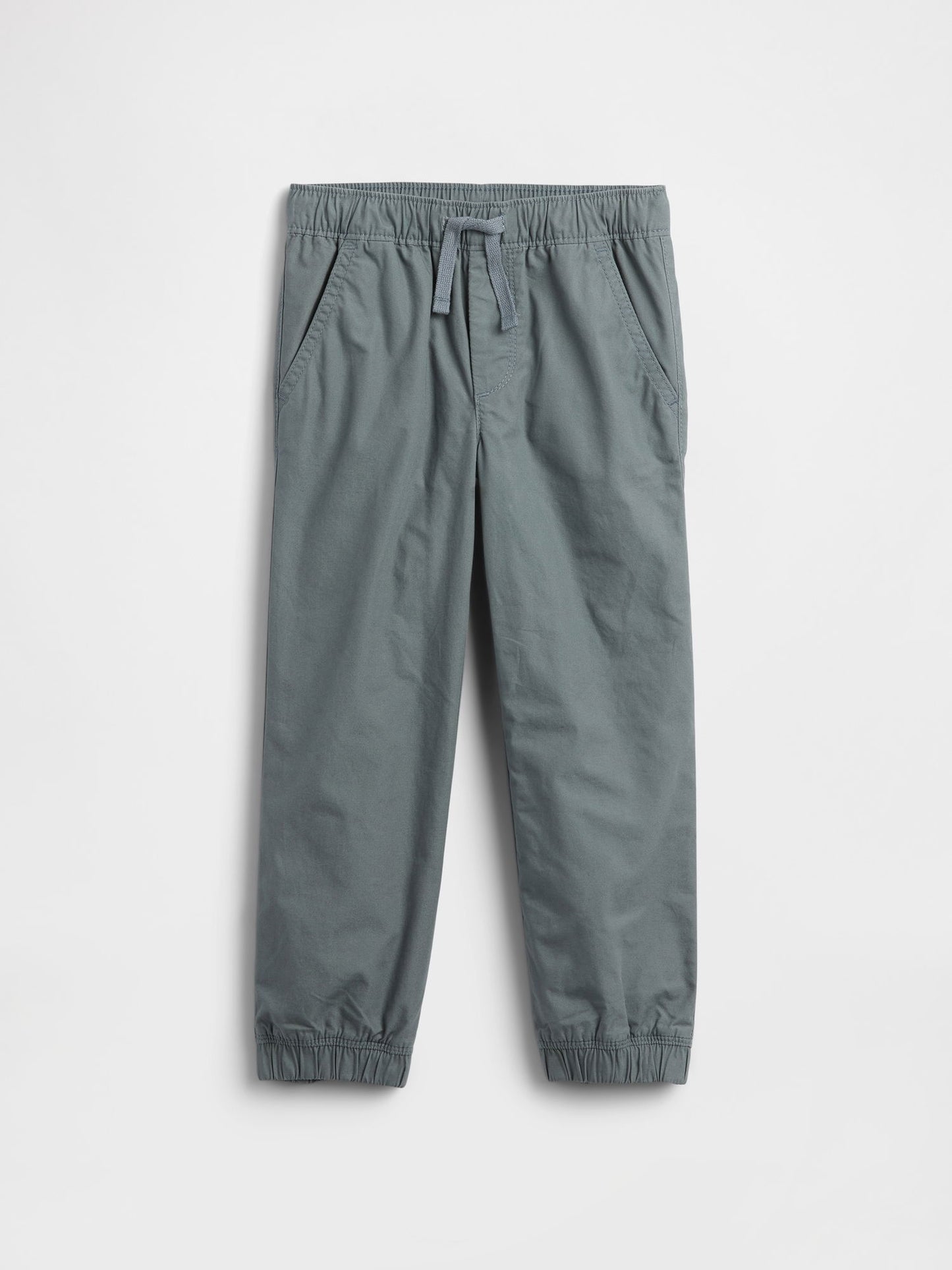 Gri Gap Pull-on Relaxed Poplin Jogger Eşofman Altı