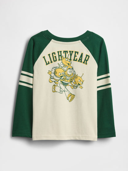 Bej Gap × Disney Raglan Jersey T-shirt