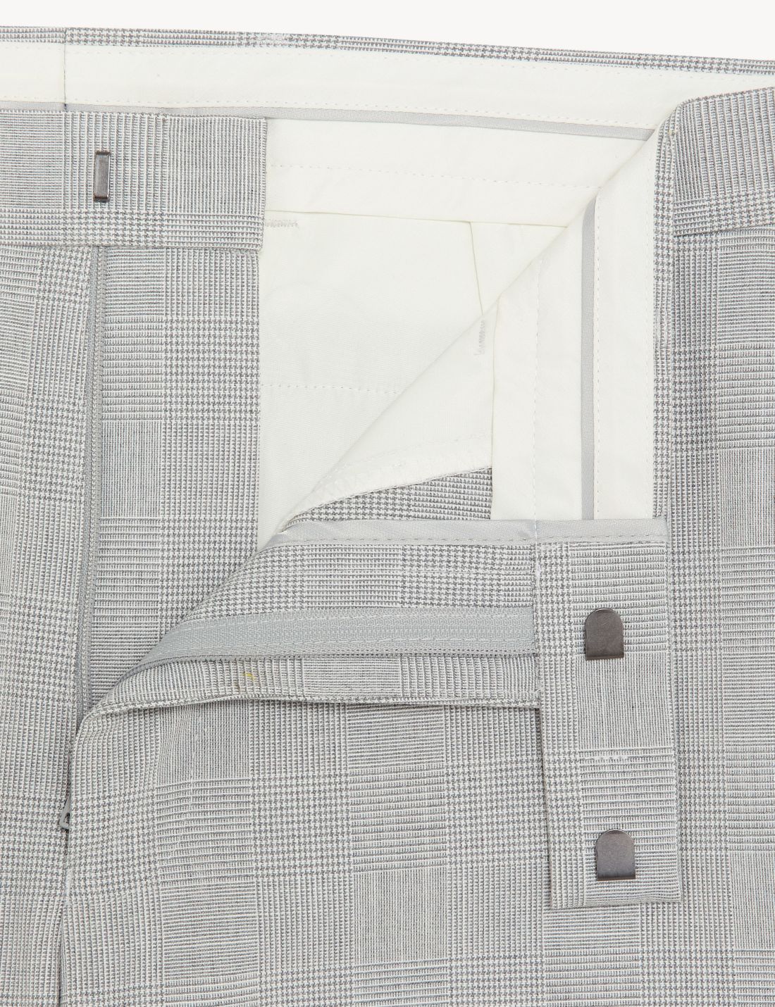 Slim Fit Ekose Desenli Pantolon