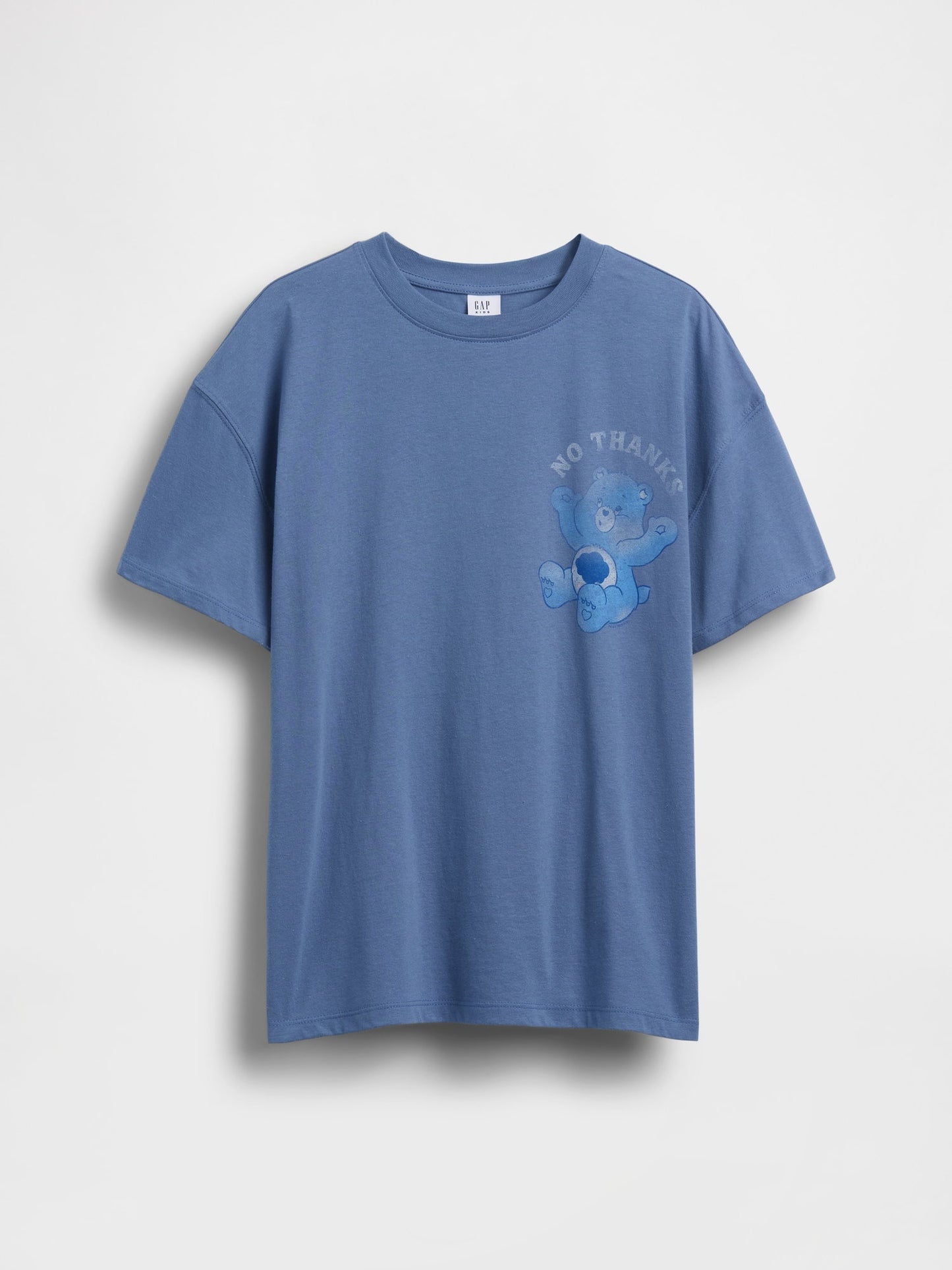 Mavi Care Bears Grafik Baskılı Tunik T-shirt