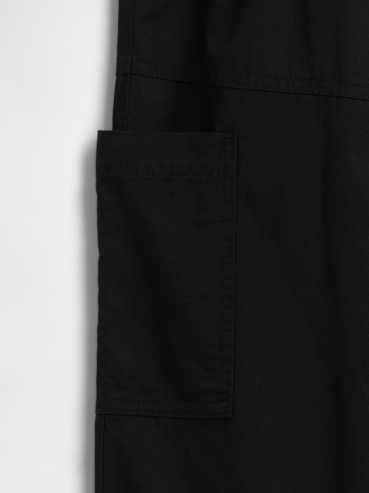 Lila Pull-on Relaxed Denim Kargo Pantolon