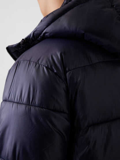 Kahverengi Recycled Heavyweight Puffer Şişme Mont