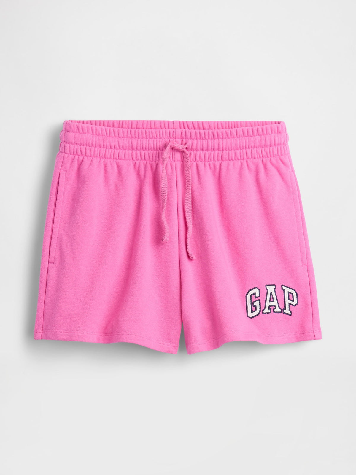 Pembe Gap Logo Fransız Havlu Kumaş Şort