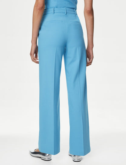 Yüksek Bel Wide Leg Pantolon
