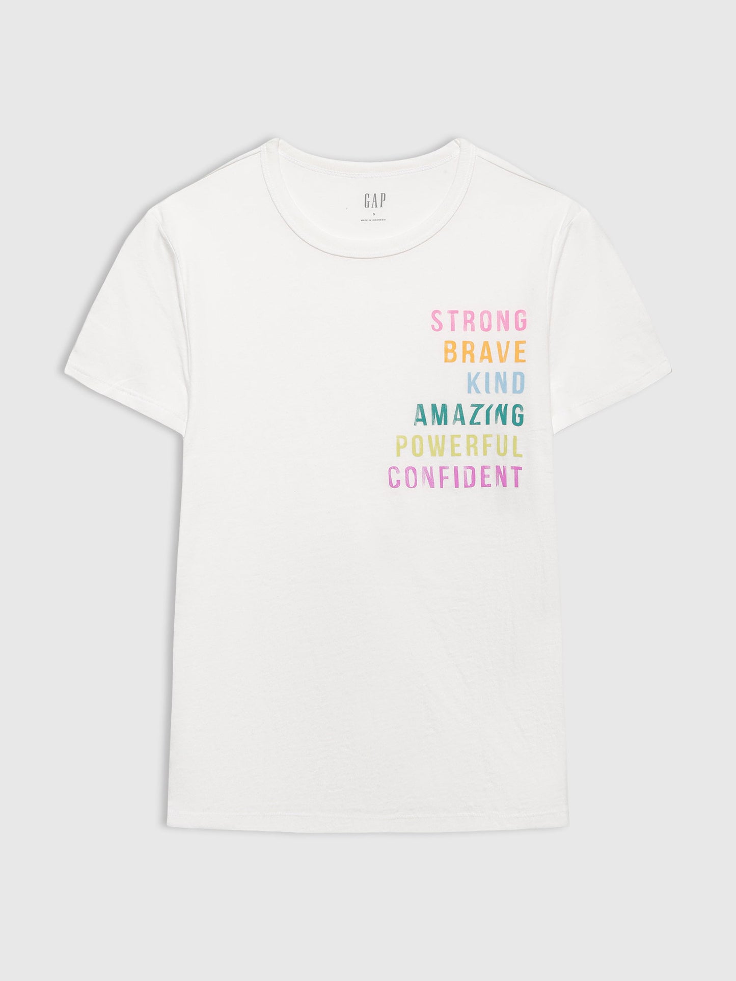 Beyaz Favorite Grafik Baskılı T-shirt