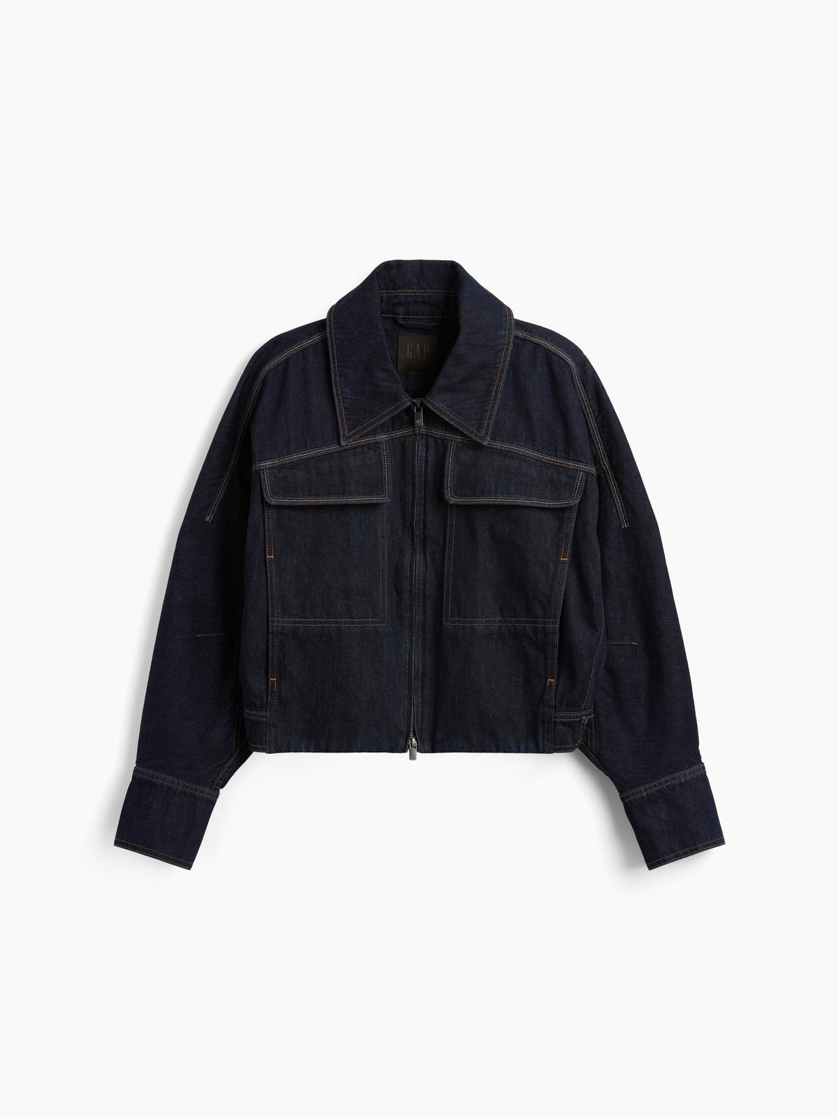 Koyu Mavi Gapstudio Iki Cepli Denim Ceket