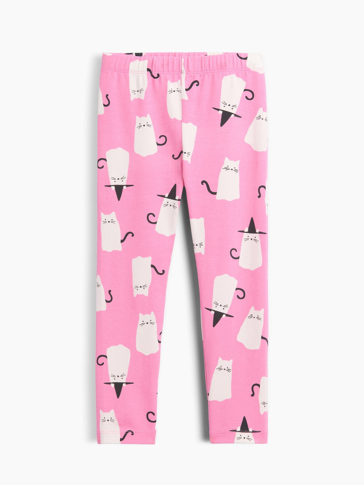 Açık Pembe Pull-on Stretch Jersey Tayt