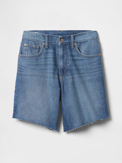 Mavi 8 Mid Rise '90s Loose Denim Bermuda Şort