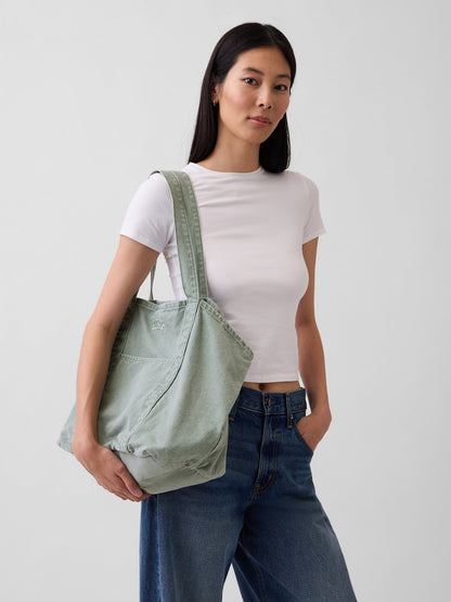 Yeşil Gap Logo Tote Çanta