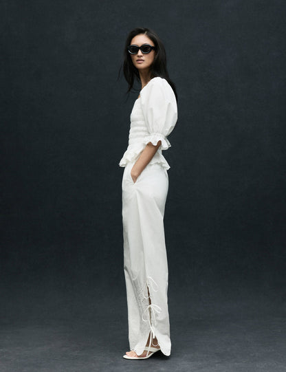 Büzgü Detaylı Bluz