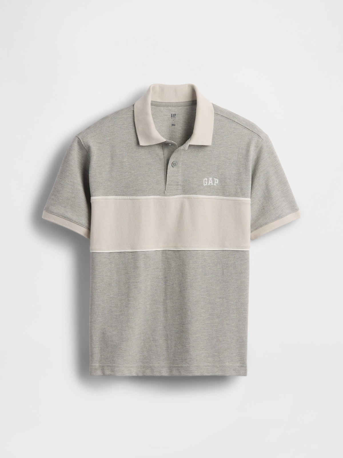 Gri Logo Polo T-shirt