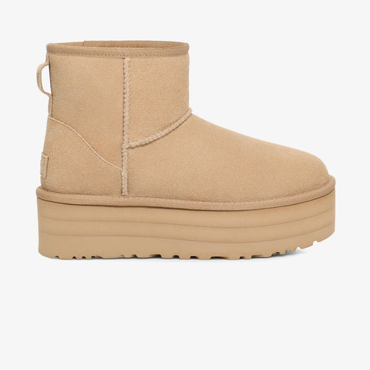 Ugg Classic Mini Platform Kadın Krem Bot