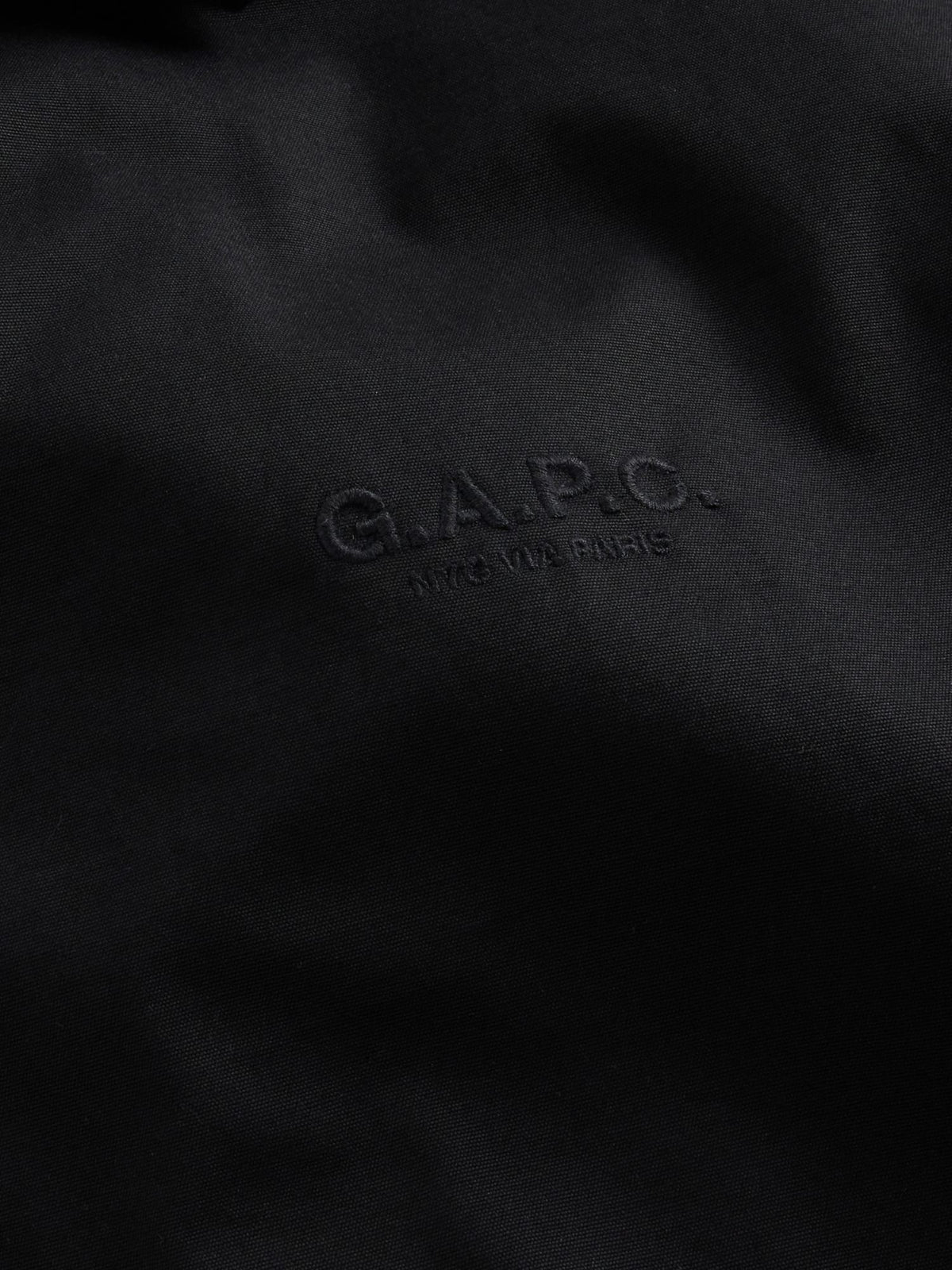 Siyah Gap × A.p.c. Kanvas Ceket
