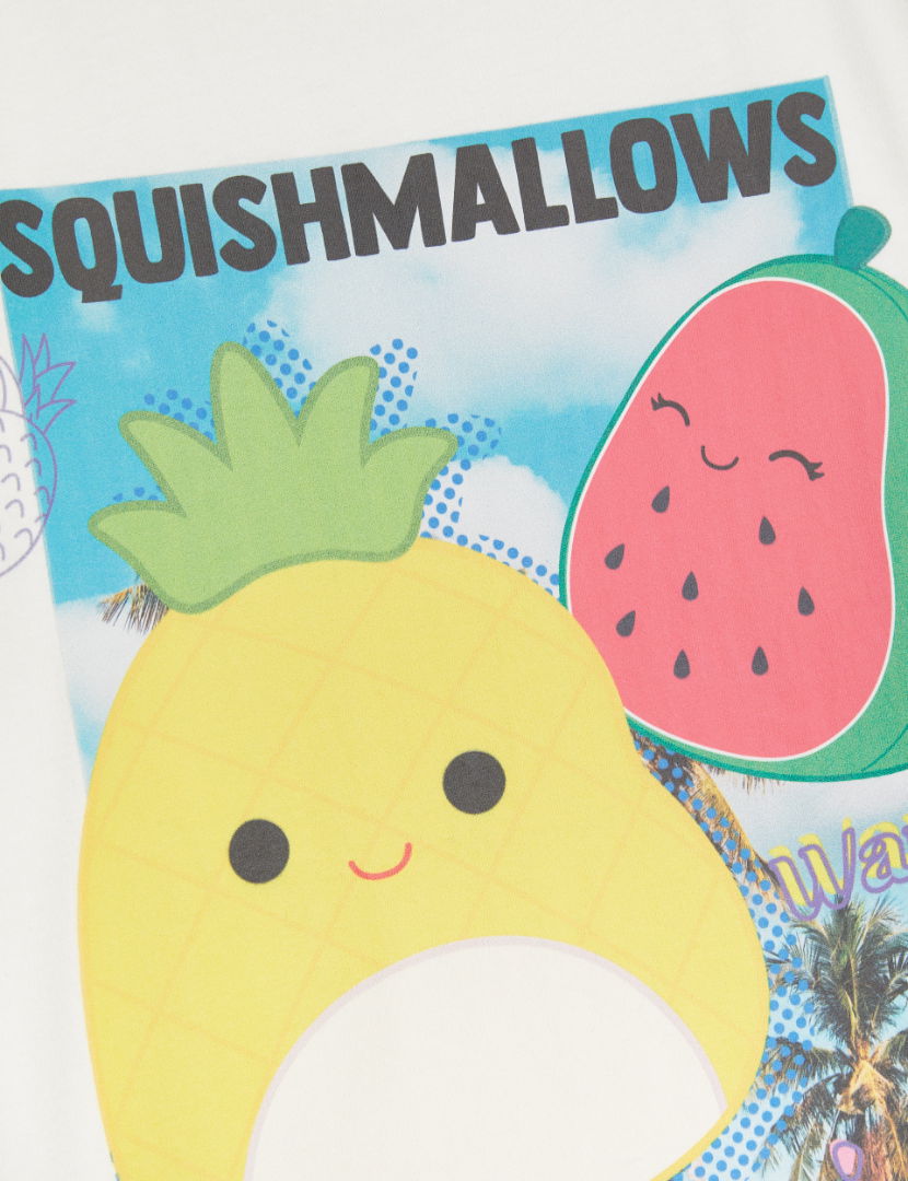 Saf Pamuklu Squishmallows:trade_mark: Pijama Takımı (5–16 Yaş)