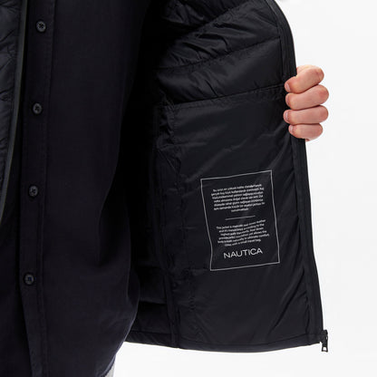 Nautica Erkek Siyah Regular Fit Mont